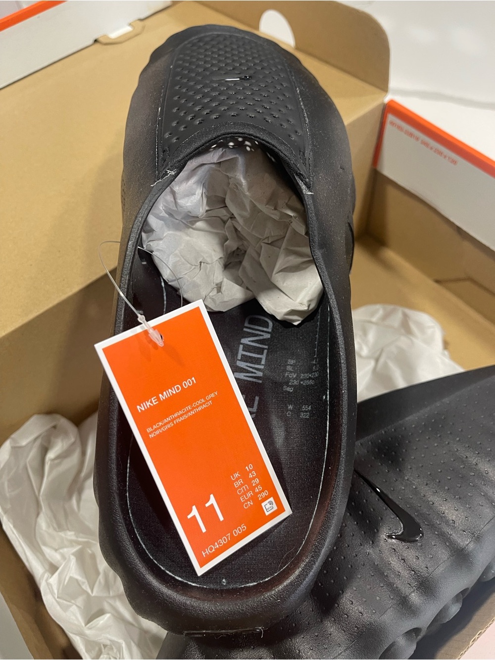 Nike Mind 001 Black Slip-On Foam Loafer — Men’s Casual Comfort
